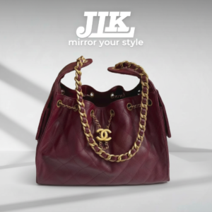Chanel Small 25 Hobo Bag Burgundy Caviar with Antique Gold Hardware .