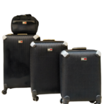 Tommy Hilfiger–Inspired Travel Luggage Set – 4 Pieces