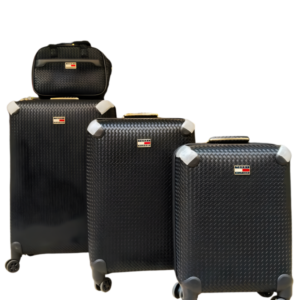 Tommy Hilfiger–Inspired Travel Luggage Set – 4 Pieces
