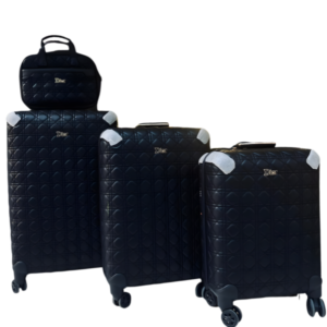 DIRO Quilted Travel Luggage Set – 4 Pieces