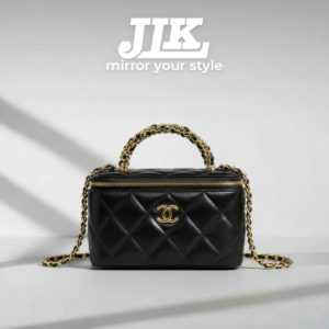 Chanel Vanity Case with Chain .