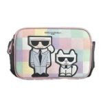 Karl Lagerfeld Paris Maybelle Satchel Handbag – Black .