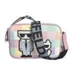 Karl Lagerfeld Paris Maybelle Satchel Handbag – Black .