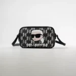 Karl Lagerfeld K/ikonik Monogram Crossbody Bag .