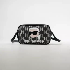 Karl Lagerfeld K/ikonik Monogram Crossbody Bag .