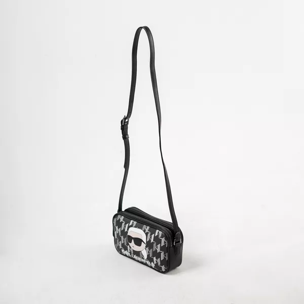 Karl Lagerfeld K/ikonik Monogram Crossbody Bag .