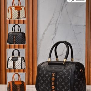 Luxury Monogram Boston Handbag – Designer Style Shoulder Bag